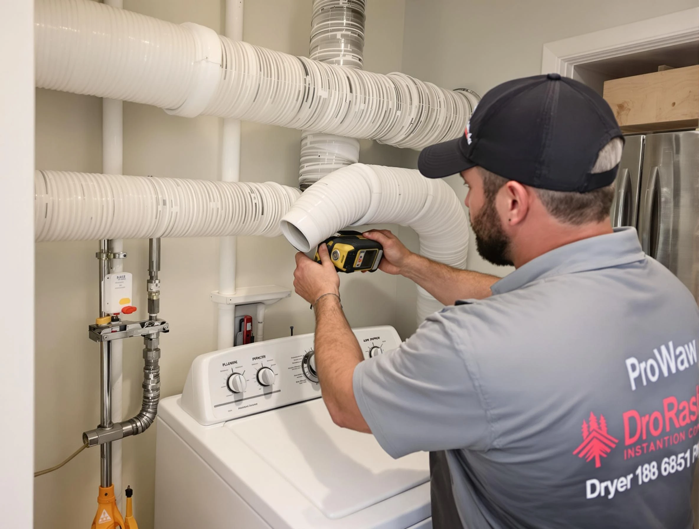 Professional dryer vent hose installation by Litchfield Park Dryer Vent Cleaning in Litchfield Park